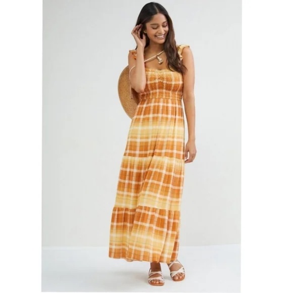 Anthropologie EN ELLY Ruffled Maxi Dress - Picture 1 of 4